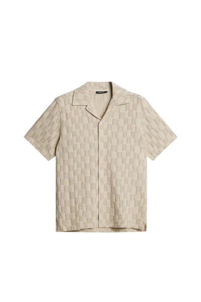 TORPA RESORT JERSEY SHIRT, BRIDGE STACK MOONBEAM - Billede 2