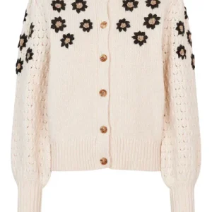FELINEDEA CARDIGAN, CHALK
