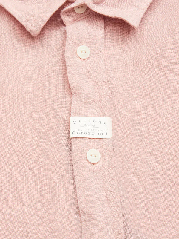 ENRICO BEACH SHIRT, PORCELAIN PINK - Billede 4