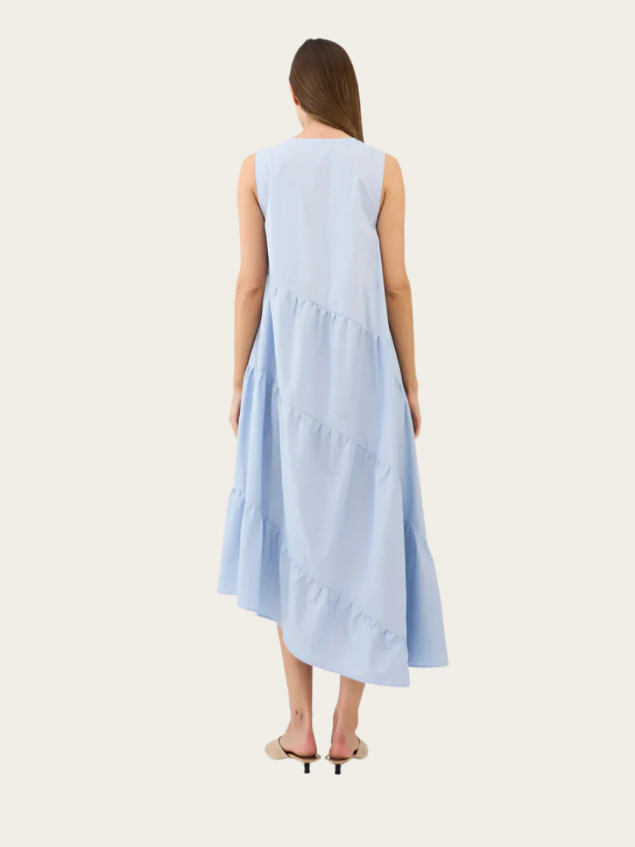 DAHLIA LONG DRESS, KENTUCKY BLUE - Billede 6