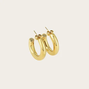 WARHOL CREOL, GOLDPLATED