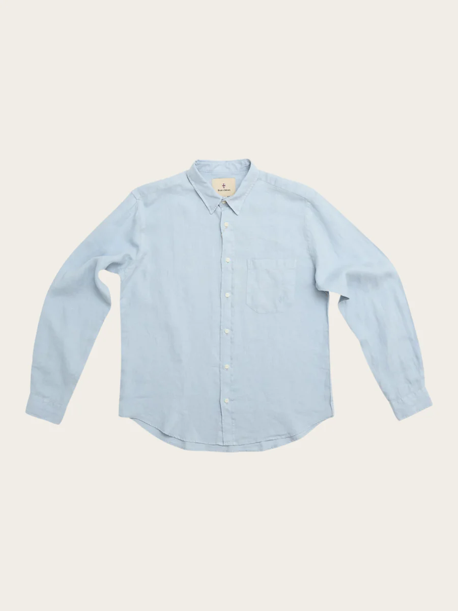 ENRIC HOPE L/S SHIRT, BLUE FOG - Billede 2